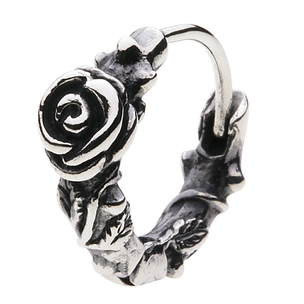 繊細な薔薇彫刻が美しいセノーテ925シルバーピアスレビュー