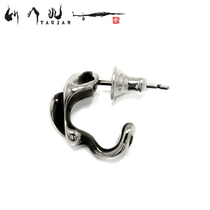 TAUJANシルバー925フープピアスで魅せる大人の男アクセ