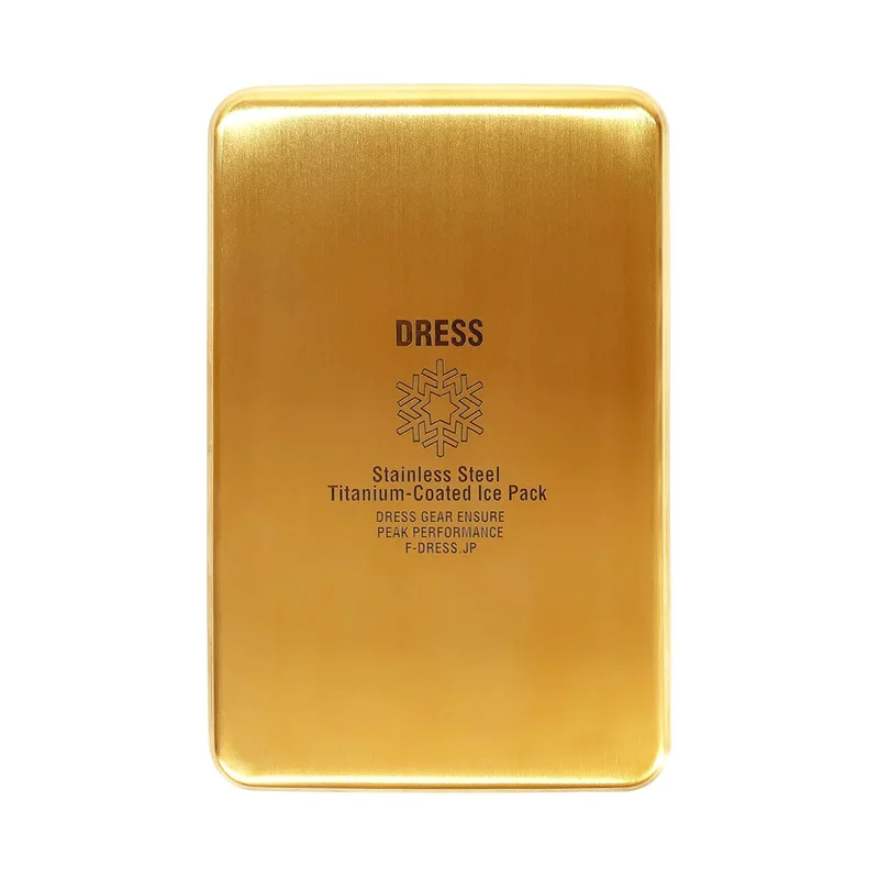ドレス DRESS 金属製保冷剤 チタンコート アイスコアシールド ゴールド / 釣具 釣り フィッシング