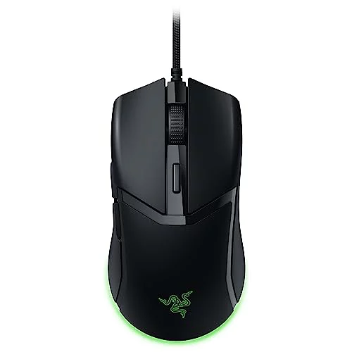 Razer レイザー Cobra ゲーミングマウス 58g 軽量 コンパクト つかみ持ち/つまみ持ちにフィット 有線