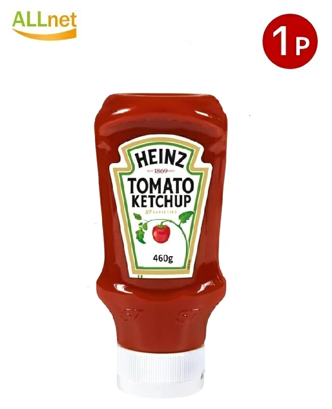 ハインツ(HEINZ) トマトケチャップ 逆さボトル 460g×1本 業務用にも